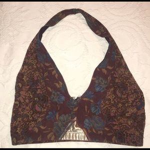 Urban Outfitters Halter Floral Brallete